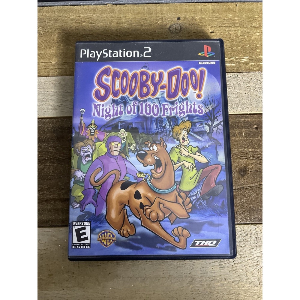 Scooby-Doo! Night of 100 Frights PS2 CIB Complete with Manual